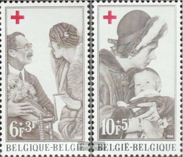 Belgien 1509-1510 (kompl.Ausg.) postfrisch 1968 Rotes Kreuz