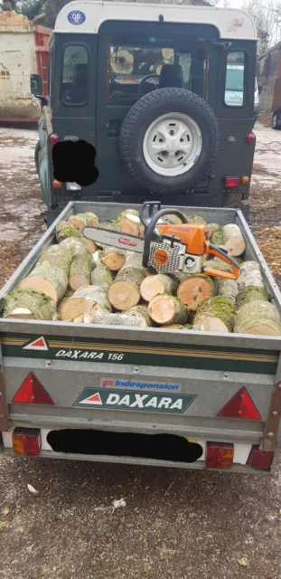 Firewood Logs / Hardwood (Ash) Logs / Trailer load, Delivered to your door