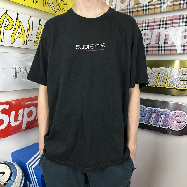 SUPREME FIVE BOROUGHS Tee – Light Pink – Medium (M) – In Hand