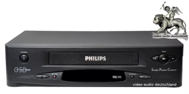 VHS Philips Turbo Drive Videorecorder / gewartet+ 1 Jahre Garantie Videorekorder