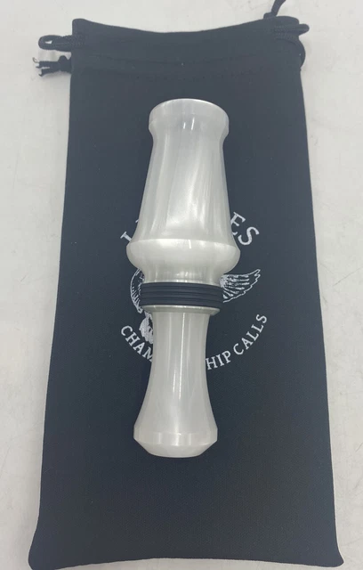 JJ Lares Hybrid Glacier Pearl Black Matte Band Duck Call NEW JJ Lares Hybrid Glacier Pearl Black Matte Band Duck Call NEW
