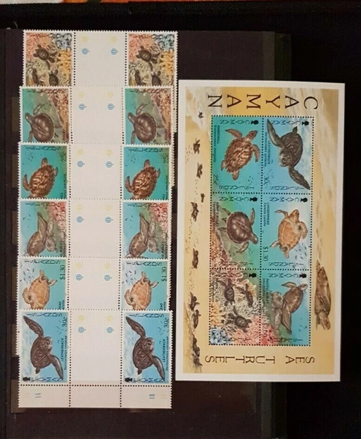 Briefmarken Cayman Islands 1995, Mi.Nr.:721-726 und Block Mi.Nr.:20, postfrisch