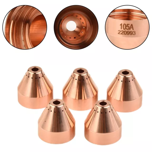 Shield Cap TIG Plasma Torch Consumables Copper For Carbon Steel MAX105 2