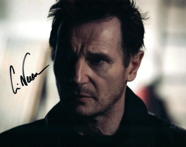 Liam Neeson signed 8x10 Picture autographed Photo Pic and COA