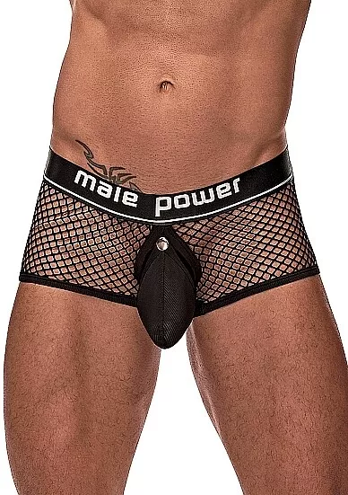 Pantaloncini Mini Cock Ring Black S - XL Designer pantaloni sexy eleganti hot neri