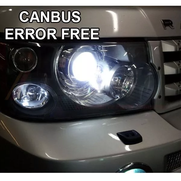 *Range Rover Vogue L322 Hid Xenon Weiss Led 501 Sidelight Glühbirnen 5 Smd Fehlerfrei