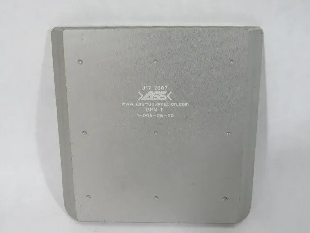 ASS Maschinenbau GPM-1 1-005-25-00 EOAT Base Plate Option 2 USED
