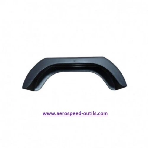 Garde-boues 8 pouces plastique noir la Paire en dimension 550x175x160 mm