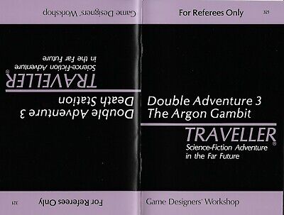 Traveller- Double Adventure 3 Death Station/Argon Gambit w/Dk Pln - Play Copy FS
