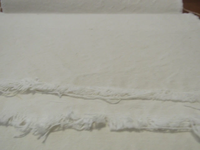 Vintage Japanese Heavy Weight Weave Woven Cotton Fabric 35" L #300A