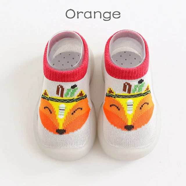Pantofole antiscivolo invernali calde bambini bambina bambini bambino bambino bambino calze di cotone Regno Unito 11
