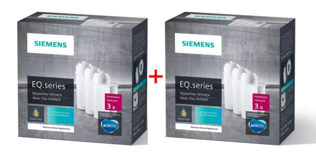 SIEMENS Wasserfilter 6 x TZ70003 Brita Intenza Filterpatrone für alle EQ Filter