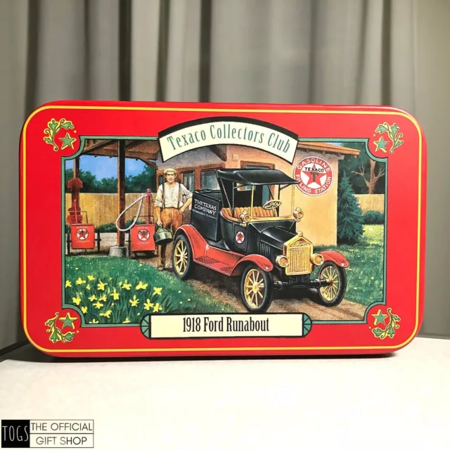 Texaco Collectors Club 1918 Ford Roundabout Die Cast Metal Replica Toy Tin NEW