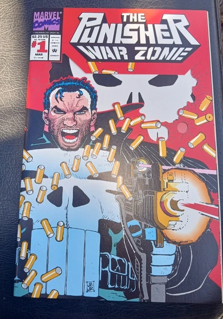 The Punisher War Zone #1 Die Cut Cover High-Grade!