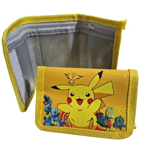 Kids Wallet Pokémon Pikachu Yellow 1 - Trifold