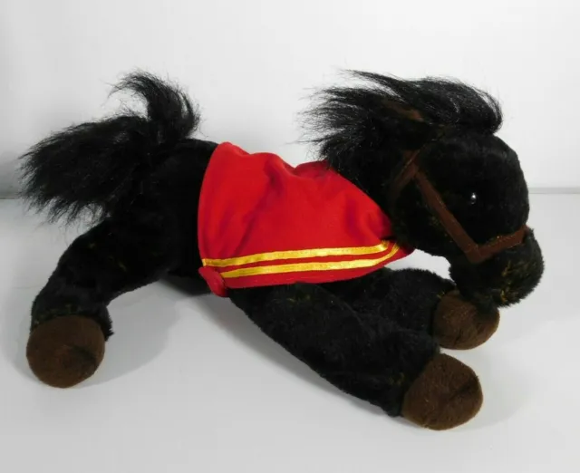 Wells Fargo MIKE Black Legendary Pony Horse Plush 16" Stuffed Animal Toy 2016