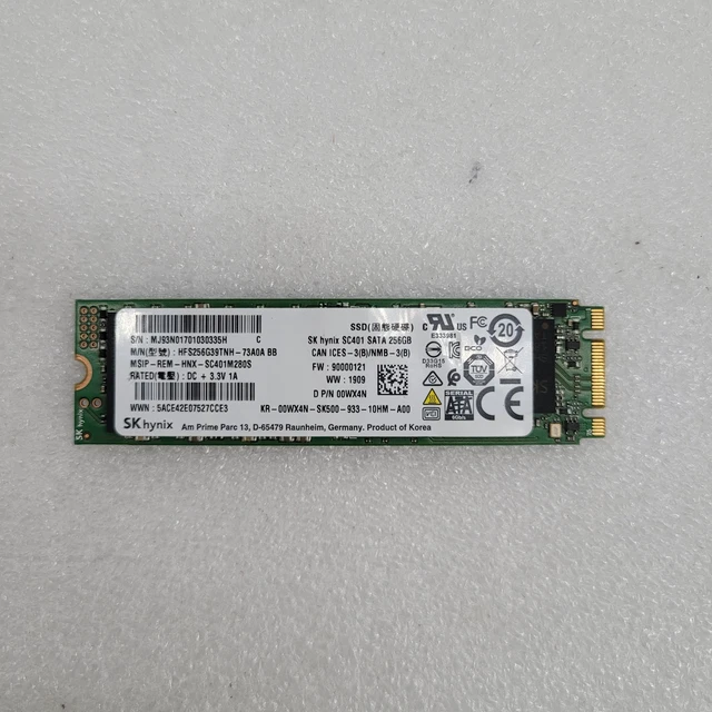DISQUE SSD SK Hynix SC401 256 Go SATA M.2 HFS256G39TNH EUR 19,33