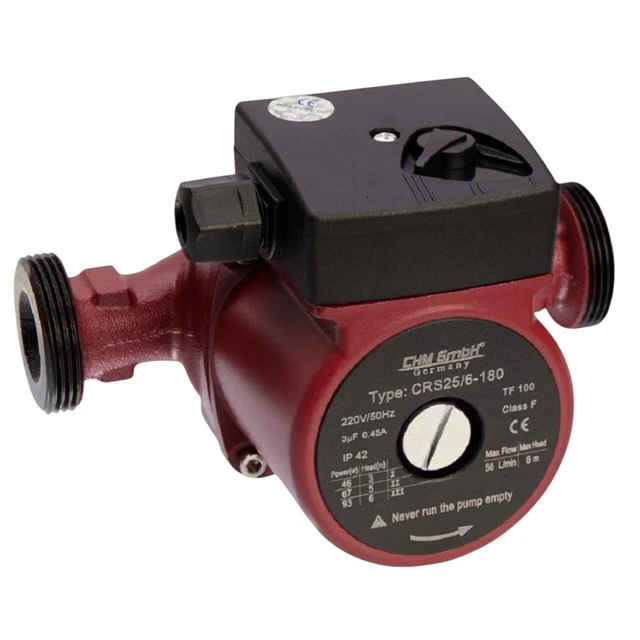 Pompa Di Circolazione Riscaldamento 32/8-180 - Controllo 3 Velocità | Per Impianti Domestici - Foto 3