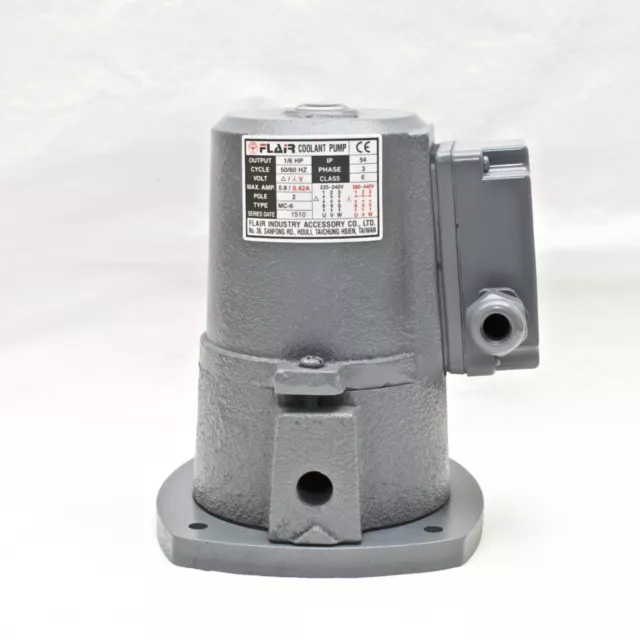 1/6 HP Machinery Coolant Pump, 220/440V, 3PH, Suction-type, CE, FLAIR