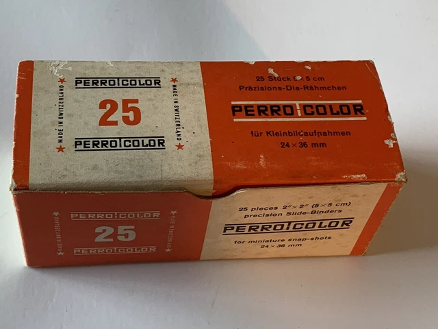 Perro T Color 25 5x5 cm Slide Binders 24x36 mm Switzerland Camera Mtg