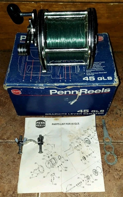 PENN GRAPHITE SENATOR 45 GLS Lever Drag Conventional Reel
