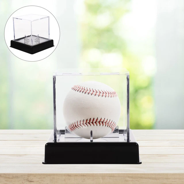 SPORTSBALL DISPLAY CASE Baseball Softball Acrylic Holder Desktop