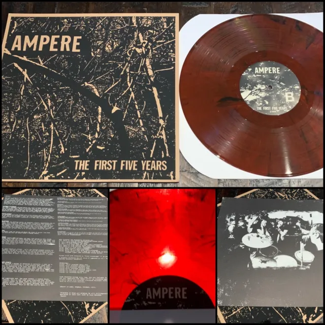 AMPERE The First Five Years LP Vinyl Screened-aerosols montcalm orchid saetia