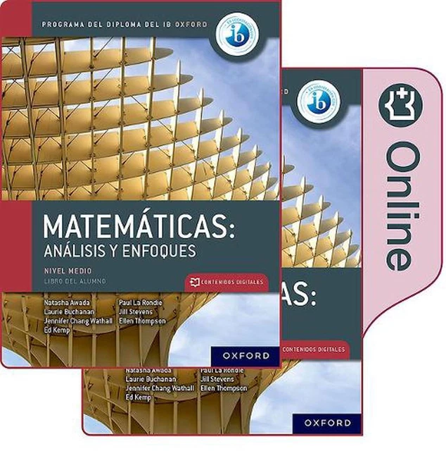 MATEMTICAS IB: ANLISIS y Enfoques, Nivel Medio, Paquete de Libro ...