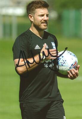 BIRMINGHAM: DAVE HUNT SIGNED 6x4 ACTION PHOTO+COA