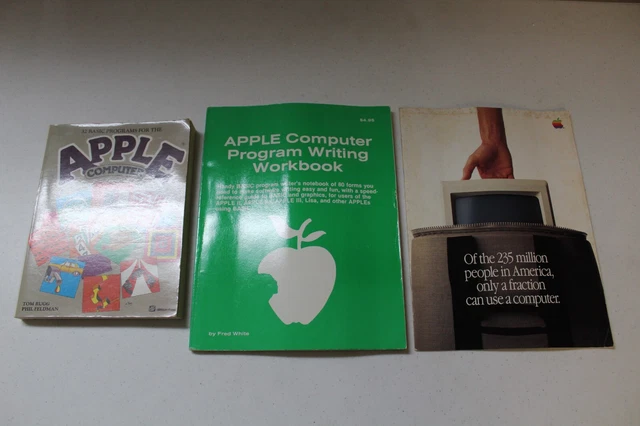 Vintage Apple Books & McIntosh Advertisement