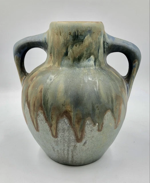 GILBERT METENIER Important vase à anses en grés ART-DECO 1930