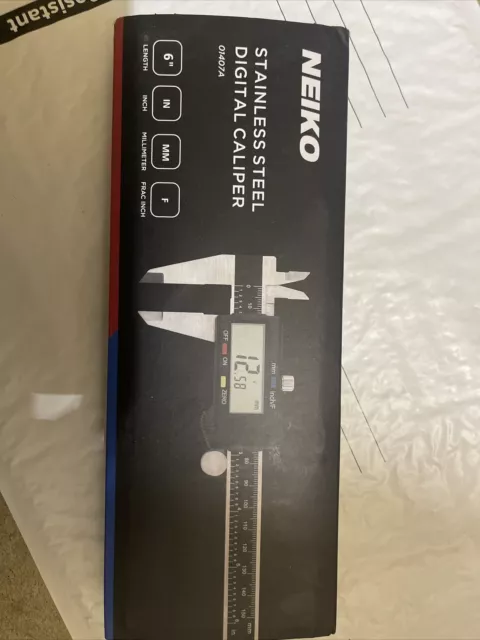 NEIKO 01407A Electronic Digital Caliper 0-6 Inches Stainless Steel Construction