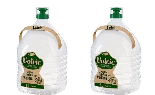 2 Kanister Volvic Naturelle a 8 Liter Pfandfrei Natürliches Mineralwasser