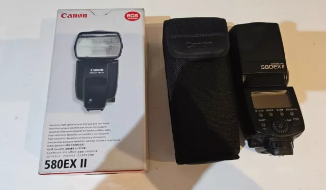 Canon Speedlite 580EX II Shoe Mount Flash - Boxed