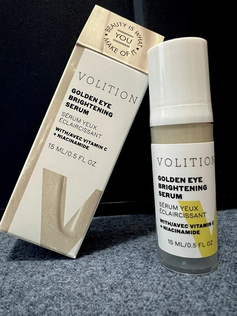 Volition Golden Eye Brightening Serum~Vitamin C &Niacinamide 0.5 fl. oz~MSRP $40