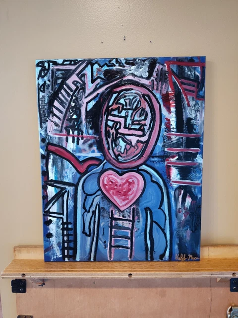 Heartache - Original Kaleb Meyer Oil Painting on Canvas 16x20in