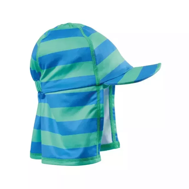 FRUGI / Little Legionnaires Hat / Aqua Cobalt Stripe