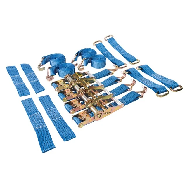 Ensemble 16 pcs de sangles de fixation pour jantes en alliage et acier