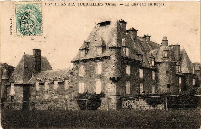 CPA AK Env. des TOURAILLES - Le Chateau du Repas (435665)