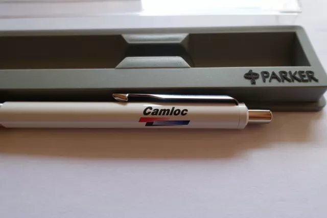 Parker Druckbleistift mit Werbeaufdruck Camlok, sowie Etui