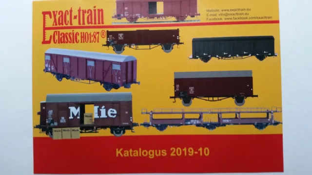 Exact-train: Classic Katalogus 2019-10 (H0); Prospekt-Heft, 10/2019