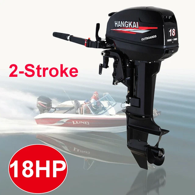 HANGKAI 2Stroke 18HP Outboard Motor Boat Engine Motor Water Cooling System 246CC