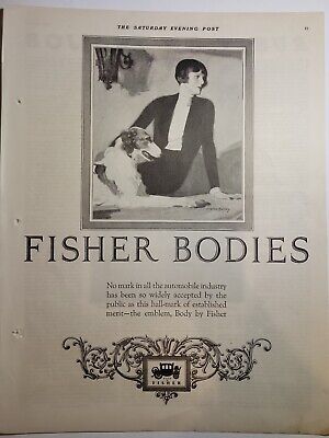 Barclay 1924 Fisher Corps De Corp.Mcclelland Barclay Habillé Up Homme Femme Vintage Ad 