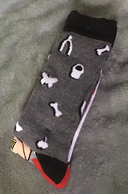 NWT~2 PAIRS~Operation Game Crew Socks~Mens 6.5-12 Classic Board Cavity Sam~NEW! 2
