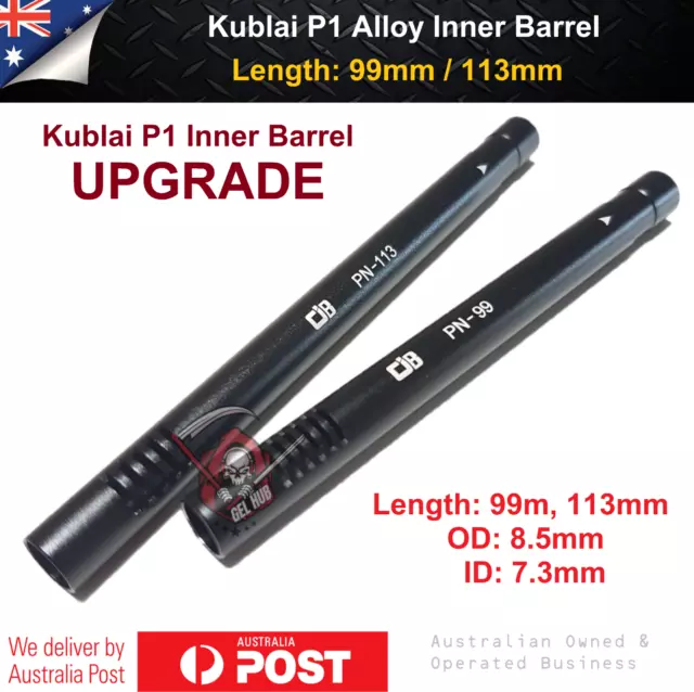 Upgrade Kublai P1 Alloy Inner Barrel 99mm 113mm with 7.3mm ID Gel Blaster Parts