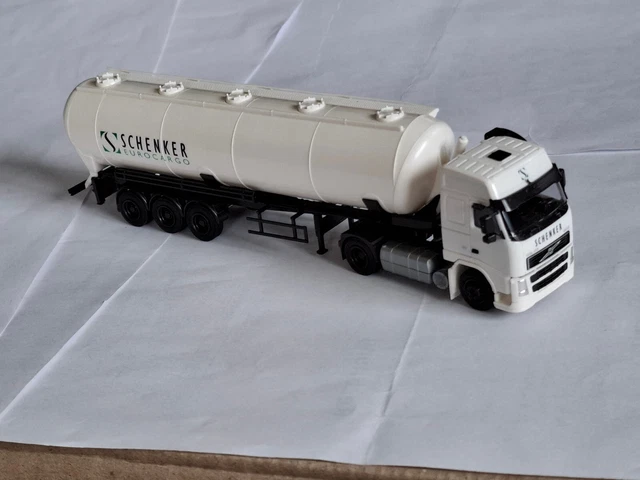 Camion Volvo FH12 + Citerne Alfred Talke – AWM 1/87 – Bleu – Occasion (excellent état)