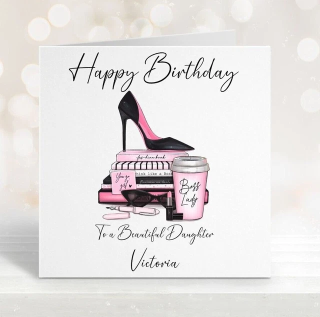Personalised Birthday Card - Daughter Sister Granddaughter Niece