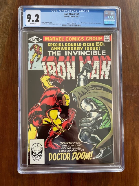 Iron Man, #150, CGC 9.2 (NM-), White Pages, Doctor Doom app.