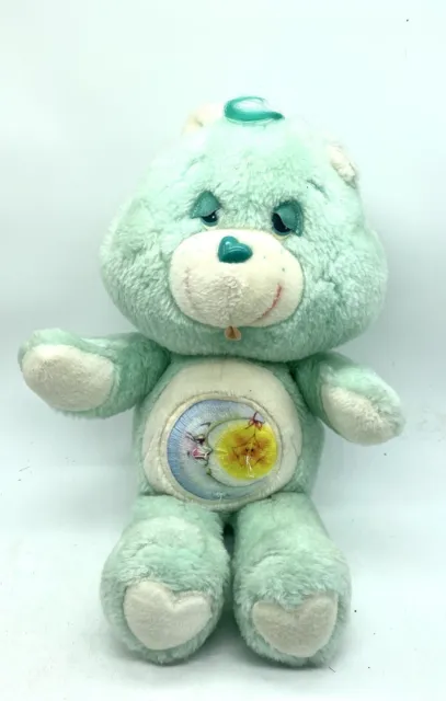 Care Bears Bed Time Bear 13” Plush Doll 1983 Kenner Moon Star 80s Toy HAS TONGUE