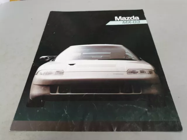 1986 ? MAZDA MX-06 CONCEPT CAR  Sales Brochure